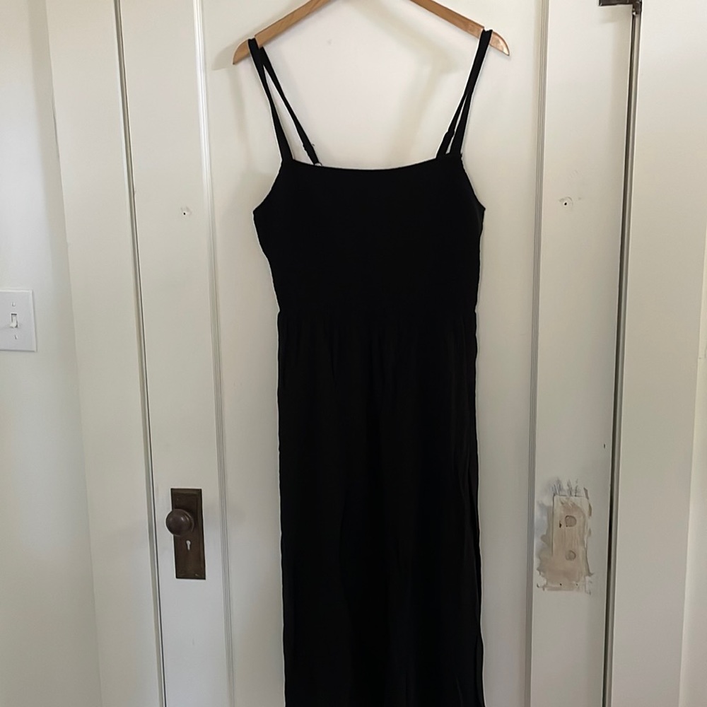 Black dress.
